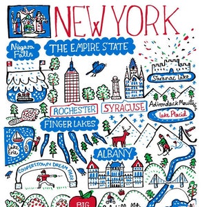Cartolina dello Stato di New York di Julia Gash