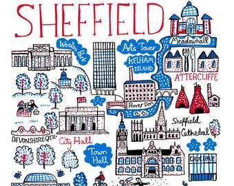 Sheffield Art Print by Julia Gash
