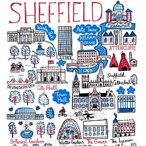 Sheffield Art Print by Julia Gash