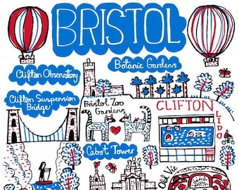 Bristol Art Print by Julia Gash