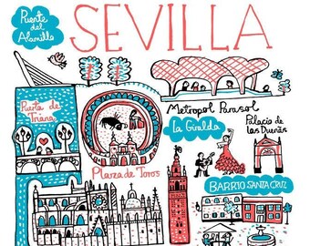 Sevilla Art Print by Julia Gash