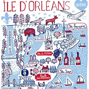 Cartão Ile D'Orleans por Julia Gash