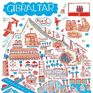 Carte de vœux Gibraltar par Julia Gash