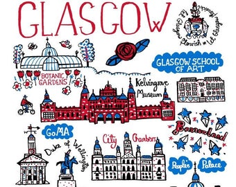 Glasgow Postcard by Julia Gash