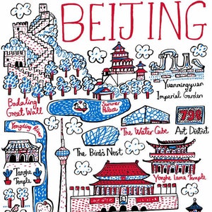 Peking Postkarte von Julia Gash