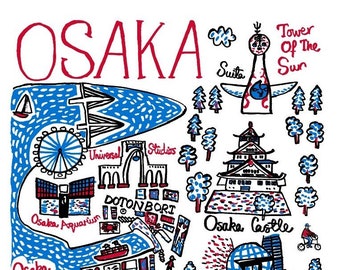 Osaka Art Print by Julia Gash