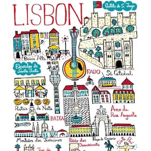 Carte postale de Lisbonne par Julia Gash