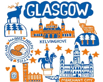 Glasgow Postcard by Dasher
