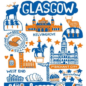 Postal de Glasgow de Dasher