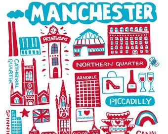 Pocztówka z Manchesteru autorstwa Dashera