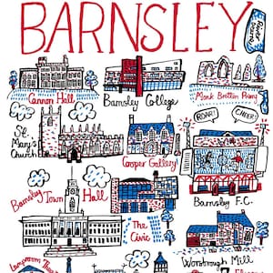 Cartão postal de Barnsley por Julia Gash