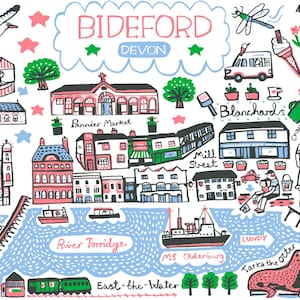 Bideford Art Print by Julia Gash