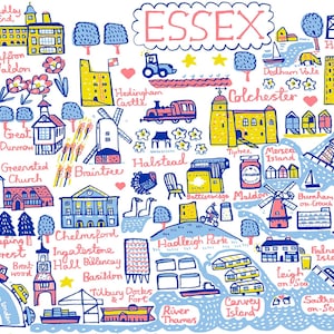 Cartolina dell'Essex di Julia Gash
