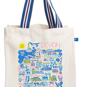 Devon Natural Canvas Tote Bag by Julia Gash