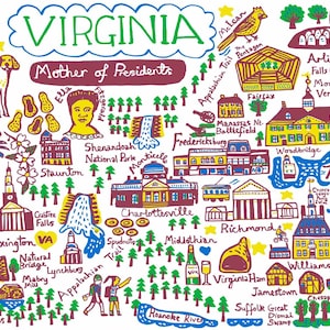 Cartolina della Virginia di Julia Gash
