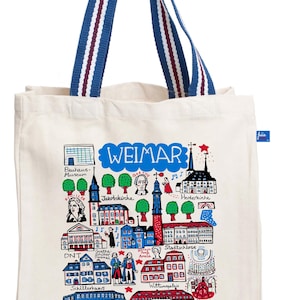 Weimar Natural Canvas Tote Bag by Julia Gash
