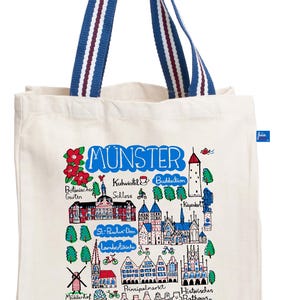 Munster Natural Canvas Tote Bag by Julia Gash