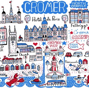 Carte postale Cromer par Julia Gash