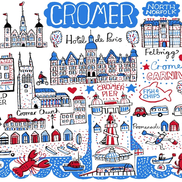 Cromer Postcard by Julia Gash