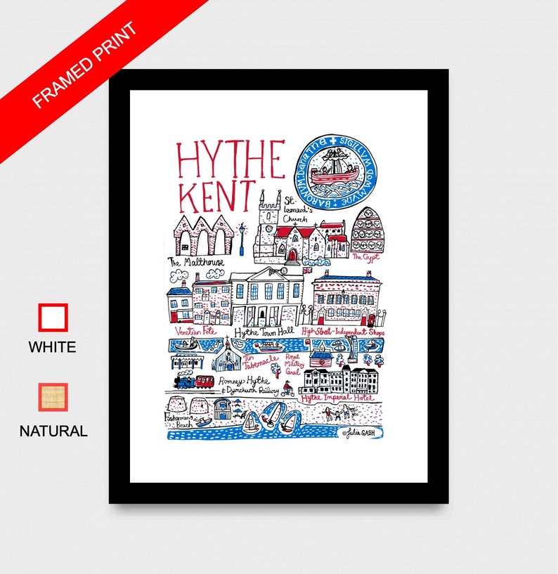 Hythe, Kent Art Print by Julia Gash image 5