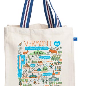 Vermont Natural Canvas Tote Bag by Julia Gash