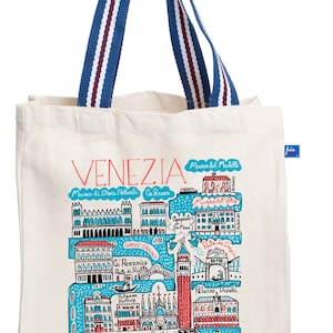 Venezia - Venice Natural Canvas Tote Bag by Julia Gash