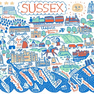 Postal de Sussex de Julia Gash
