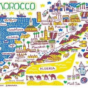 Impression d'art Maroc par Julia Gash