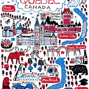 Biglietto d'auguri del Quebec di Julia Gash