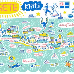 Cartolina di Creta di Julia Gash