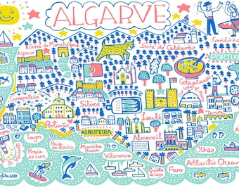 Algarve Greeting Card by Julia Gash