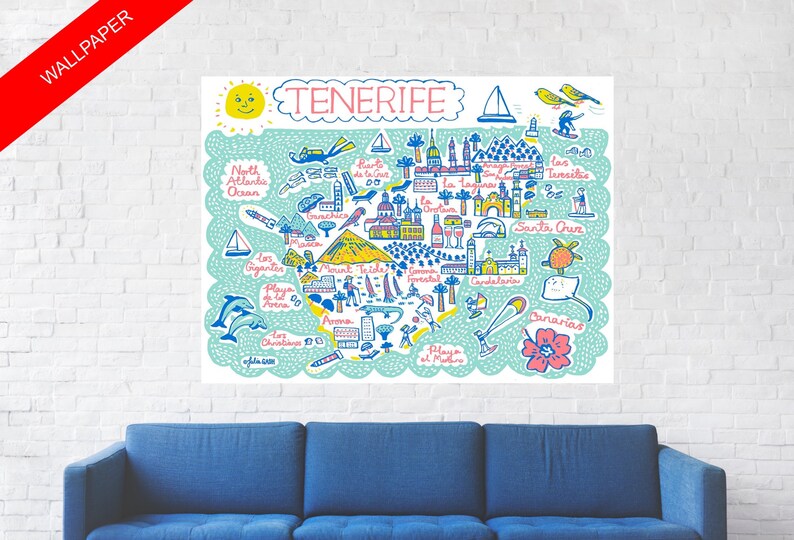 Tenerife Art Print by Julia Gash