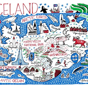 Carte postale d'Islande par Julia Gash