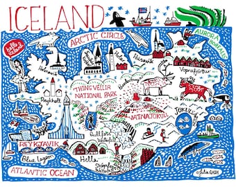 Iceland Postcard by Julia Gash