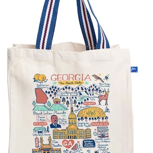 Bolso tote de lona natural Georgia de Julia Gash