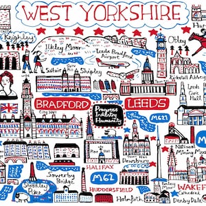 West Yorkshire Art Print by Julia Gash