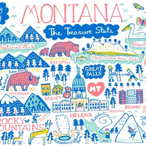 Cartolina del Montana di Julia Gash