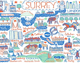 Surrey Art Print by Julia Gash