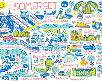 Somerset Postcard by Julia Gash