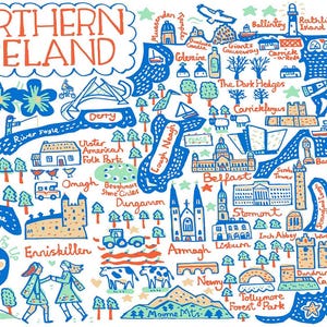 Northern Ireland Postcard by Julia Gash