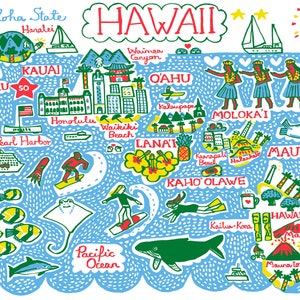 Hawaii Greeting Card by Julia Gash