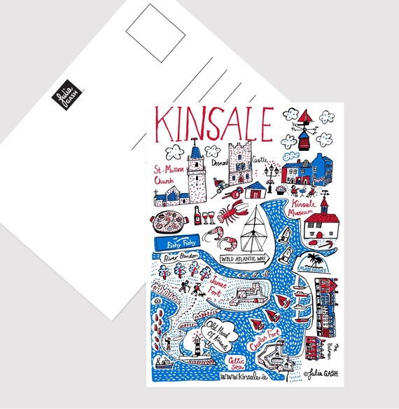 Kinsale Postcard by Julia Gash - Etsy