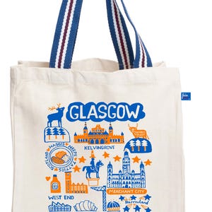 Glasgow by Dasher Natural Canvas Tote Bag