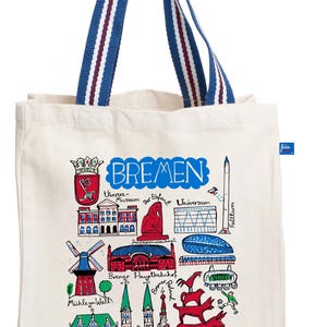 Bremen Natural Canvas Tote Bag by Julia Gash