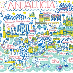 Cartolina dell'Andalusia di Julia Gash