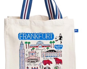 Bolso tote de lona natural Frankfurt de Julia Gash