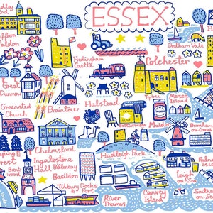 Essex Grußkarte von Julia Gash