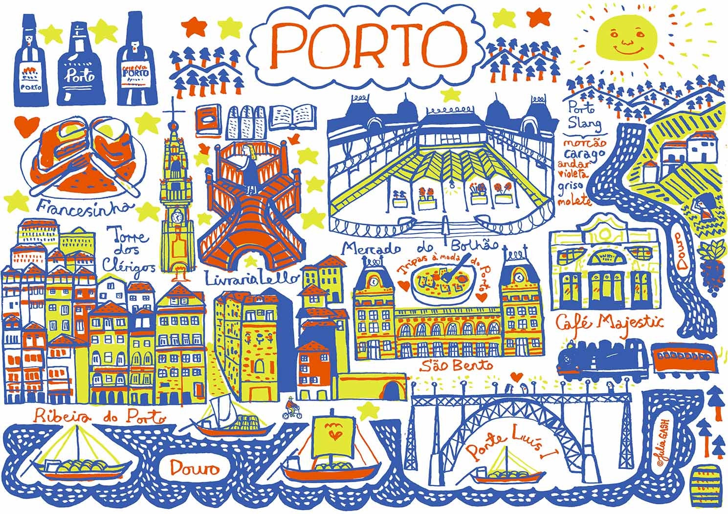 Porto Postcard by Julia Gash