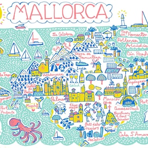Carte postale de Majorque par Julia Gash