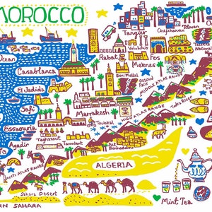 Carte de voeux Maroc par Julia Gash